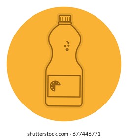 water bottle isolated icon