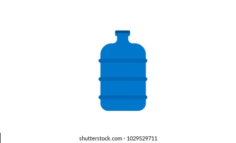 Water bottle isolated vector illustration