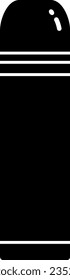 Frasco de agua Vector aislado Silhouette