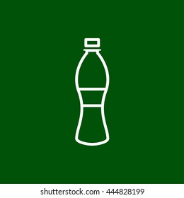 water bottle line icon