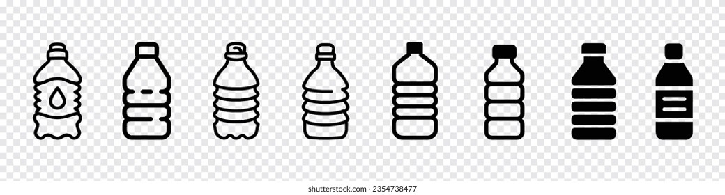 Water bottle line icon. Water bottle Icon, water bottle icon in trendy flat design, Water Bottle Icons vector image. Can be used for Summer and Holidays. Suitable for mobile apps,