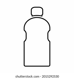 Water Bottle - Line Style.Can be used in web and mobile.Logo element illustration.symbol design.Editable stroke