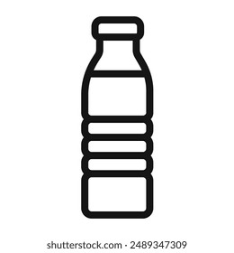 Water bottle logo sign vector outline