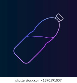 water in a bottle nolan icon. Simple thin line, outline vector of Camp icons for UI and UX, website or mobile application