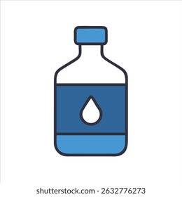  water bottle object icon modern design concept isolated