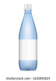Water bottle on a white background. Vector illustration.