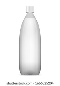 Water bottle on a white background. Vector illustration.