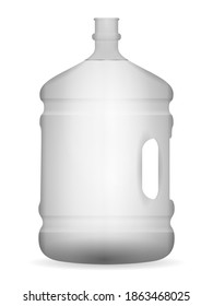 Water bottle on a white background. Vector illustration.