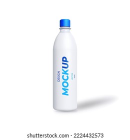 Water bottle on a white background. Vector