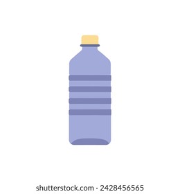 Water bottle on white isolated background. vector illustration