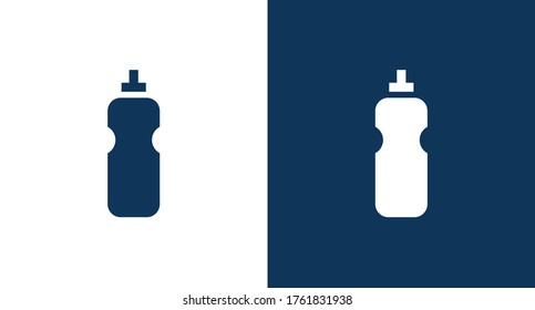 Water bottle outline icon illustration isolated vector sign symbol