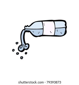 water bottle pouring cartoon