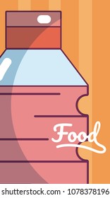 Water bottle product
