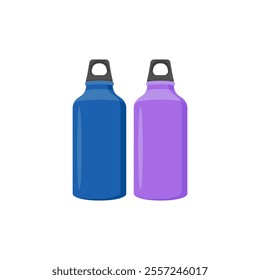 Water Bottle, Sport Equipment Vector Illustration Isolated