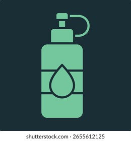 Water bottle trendy applicable important vector Illustration design pleasant colorful background.eps