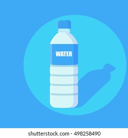 Water Bottle vector.