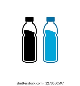 Water Bottle Vector. Clean, Scalable Design for Health and Lifestyle Projects