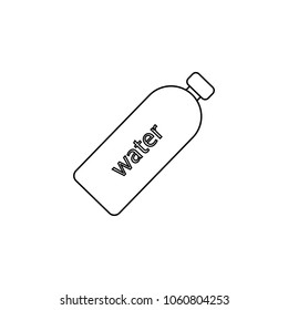 water bottle vector icon