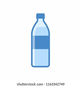 Water bottle vector icon