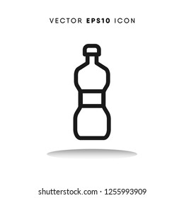 Water bottle vector icon