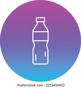 Water Bottle vector icon. Can be used for printing, mobile and web applications.