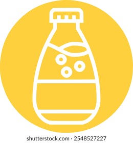 Water Bottle vector icon. Can be used for printing, mobile and web applications

