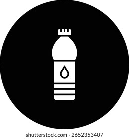Water Bottle vector icon. Can be used for printing, mobile and web applications.