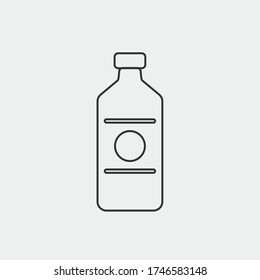 símbolo de la ilustración del vector del agua
