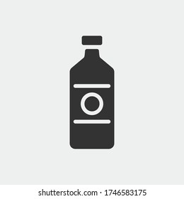 water bottle vector icon illustration sign