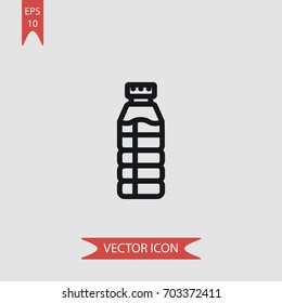 Water bottle vector icon illustration symbol