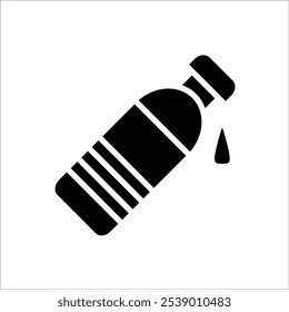 water bottle vector icon line template