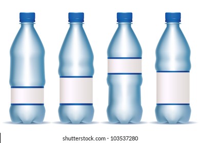 Water bottle. Vector illustration