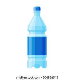 Water bottle vector illustration