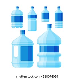 Water bottle vector illustration