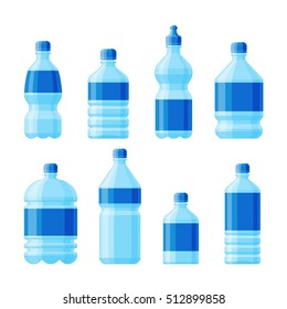 Water bottle vector illustration