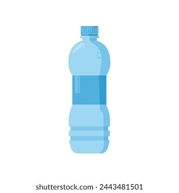 water bottle - vector illustration, isolated	