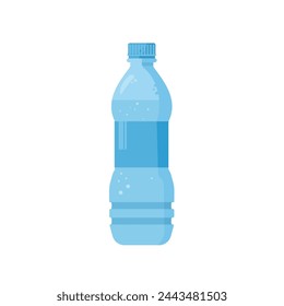 botella de agua - ilustración vectorial, aislado	