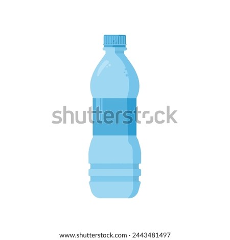 water bottle - vector illustration, isolated	