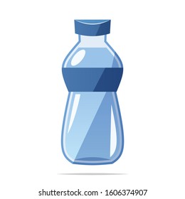 Water bottle vector isolated illustration