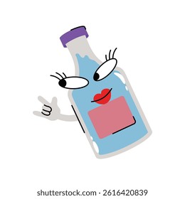 Water bottle vector Sticker. Eps 10 file