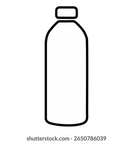 water bottle in white background