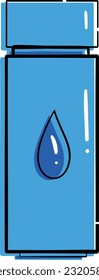 water bottle,bottle of water isolated vector trend