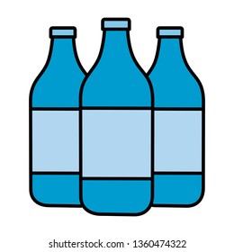 water bottles icon