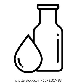 Water Bottles Icon Element For Design