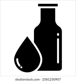 Water Bottles Icon Element For Design