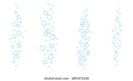 colección de textura vectorial de bola de burbuja de agua