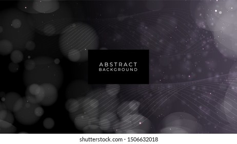 Water bubble technology wave lines Abstract Darkbackground 