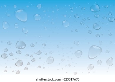 water bubble vector background