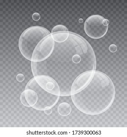 Water bubble vector design illustration isolated on background