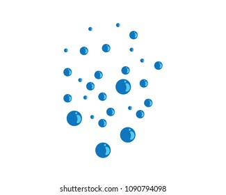 Water bubble vector icon